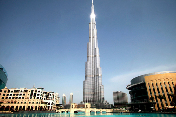 Challenging heights on the Burj Khalifa